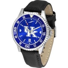 Kentucky Wildcats UK Men's Leather Wristwatch