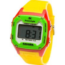 Killer Shark Watch Gloss Red/Yellow/Green, One Siz