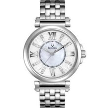 Ladies' Bulova Diamond Stainless Steel Watch