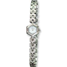 Ladies Charles Hubert Titanium Off White Dial 14x16mm Watch