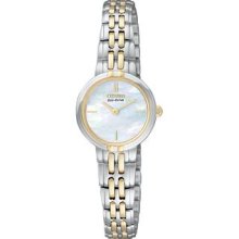 Ladies' Citizen Silhouette Mother of Pearl Dial Watch