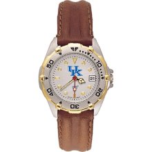 Ladies' University Of Kentucky All Star Watch with Leather Strap