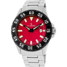 Le Chateau Stainless Steel Red 7075Mssmet-Red 7075 Men'S