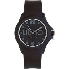 Liujo Watch, Enjoy Black Polycarbonate Case