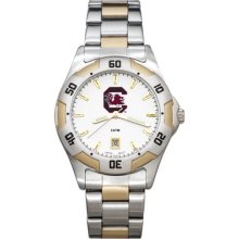 LogoArt College All-Pro Men's Watch Color: Two-Tone, Team: University of South