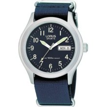 Lorus Gents/unisex Fabric Strap Watch Lorus Rxn65ax9