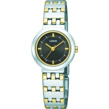 Lorus Ladies Two Tone Bracelet Watch Rrs41sx9