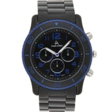 Louis Arden La7046 Round Black Blue Watch