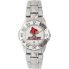 Louisville Cardinals NCAA Womens Steel Sports Watch ...