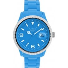 LTD-071001 LTD Watch Unisex Blue Dial And Strap With Ss Bezel Watch