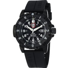 Luminox Men's 'night Hawk' Black Dial Black Rubber Strap Watch A.6401