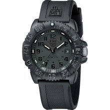 Luminox3051 Navy Seal Blackout Watch, Black