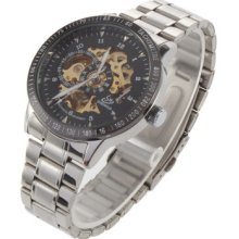 Luxury Fashion Mechanical Automatical Steel Men Wrist