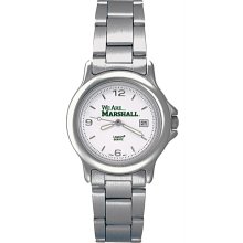 Marshall University Watch In Stainless Steel - Varsity Ladies'