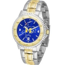 McNeese State University Men's Stainless Steel and Gold Tone Watch