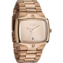 Men Nixon A140-897 Rose Gold Tone Stainless Steel Case and Bracelet