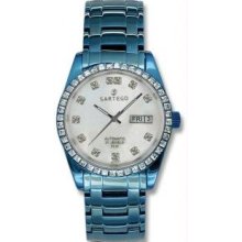 Menandamp;apos;s Blue Automatic Mother of Pearl Dial - Watch