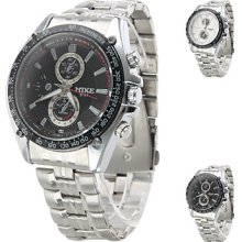 Men's Alloy Analog Quartz Watch Wrist with Tachymeter (Assorted Colors)