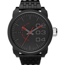 Men's Big Black Diesel Oversized Xxl Analog Watch Dz1460