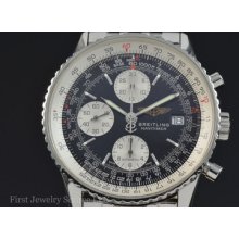 Mens Breitling Old Navitimer Ii Stainless Steel Chronograph A13322