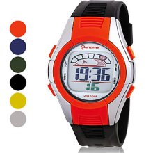 Men's Chronograph PU Digital Casual Automatic Watches (Assorted Color)