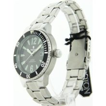 Men's Croton Automatic Stainless Steel Date Watch CA301181SSBK ...