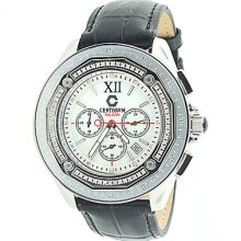 Mens Diamond Bezel Watch by Centorum Falcon 0.55ct