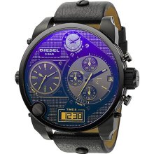 Men's diesel badass 4 time dial oversize big watch dz7127