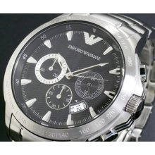 Mens Emporio Armani Chronograph Watch Ar0636