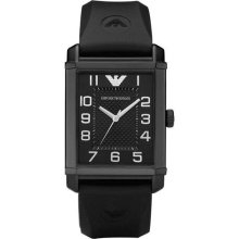 Men's emporio armani classic black watch ar0499