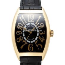 Mens Large Franck Muller Curvex Yellow Gold 8880SCREL Watch