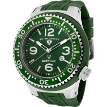 Men's Neptune Green Dial Green Silicone ...