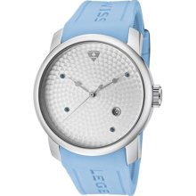 Men's Planetimer Blue Sapphire Silver Perlage Dial Baby Blue Sili ...