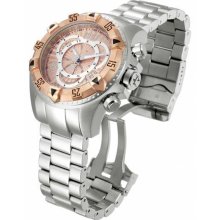 Men's Reserve Excursion Chronograph Stainless Steel Case and Bracelet Rose Gold