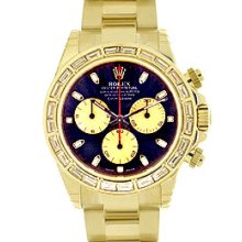 Men's Rolex Cosmograph Daytona Watch 116528 Black Dial