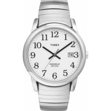 Men's Silver Tone Timex Watch With Indiglo Light