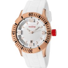 Men's Traction Silver Dial White