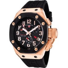 Men's Trimix Diver Chronograph Black Silicone ...