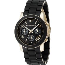 Michael Kors Black Catwalk Chronograph Watch MK5191