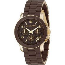 Michael Kors Brown and Goldtone Stainless Steel Women's Watch MK5238