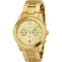 Michael Kors Mercer Chronograph Gold-Tone Ladies Watch MK5726