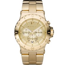 Michael Kors Women's Goldtone Gold Dial Watch MK5313