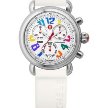 Michele CSX 36 Carousel White Silicon Ladies Watch MWW03M000090