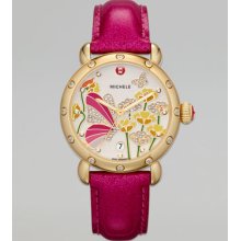 Michele CSX Garden Party Diamond Butterfly Watch Head