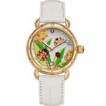 Michele Women's Garden Party Silver Dial Watch MWW05B000016