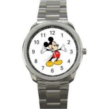 Mickey S.s. Japan Quartz Sport Metal Watch