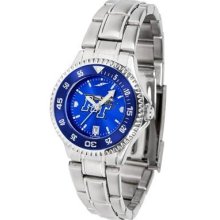 Middle Tennessee State Women's Stainless Steel Dress Watch