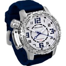 Millage Moscow Men's Collection Silicone Strap Watch