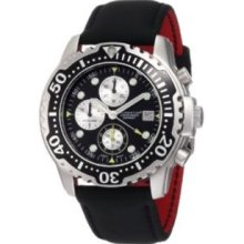 Momentum Mens 1M-DV84B12B Cyclone Chrono Black Touch Leather