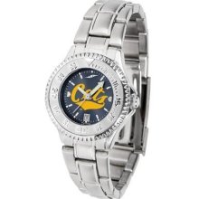 Montana State Fighting Bobcats Women's Stainless Steel Dress Watch